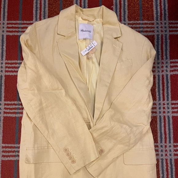 Madewell Linen Blazer - Picture 6 of 9
